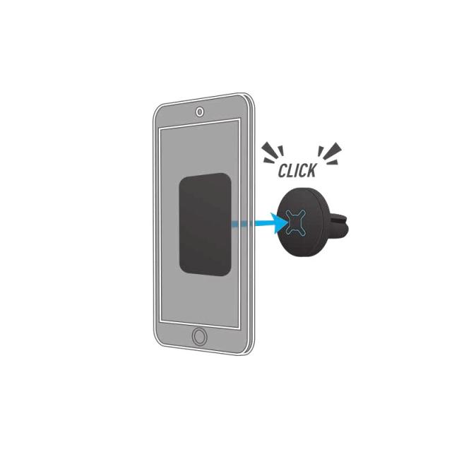 Mobilis - U.FIX Soporte pasivo Teléfono móvil/smartphone Negro - 044021