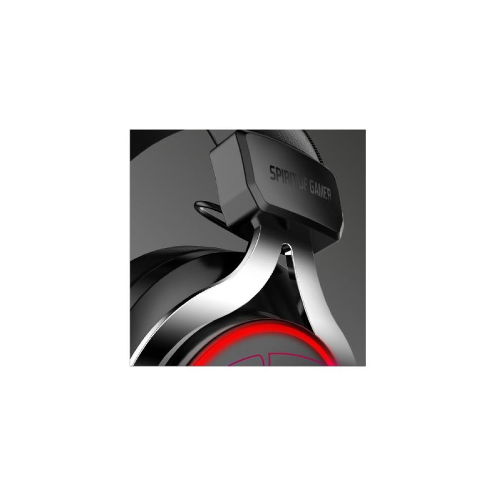 Spirit of Gamer - XPERT-H600 Auriculares Alámbrico Diadema Juego USB tipo A Negro