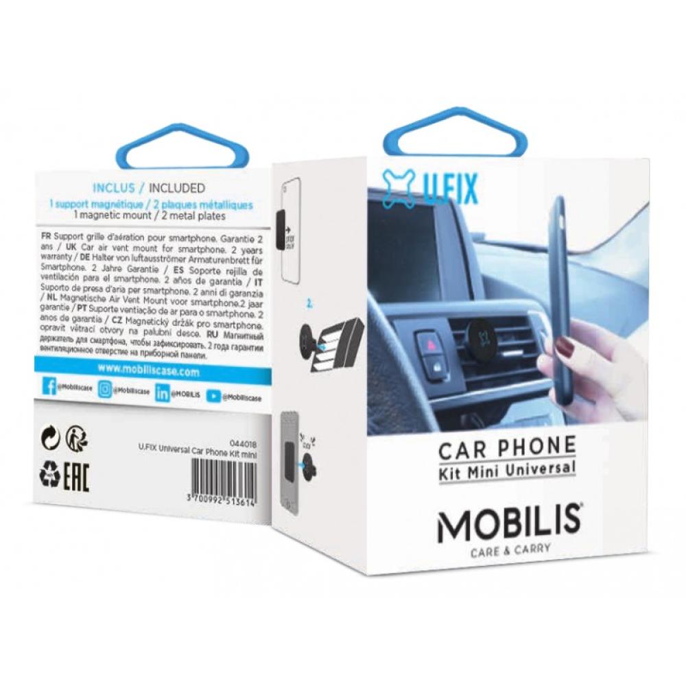 Mobilis - U.FIX Soporte pasivo Teléfono móvil/smartphone Negro - 044021
