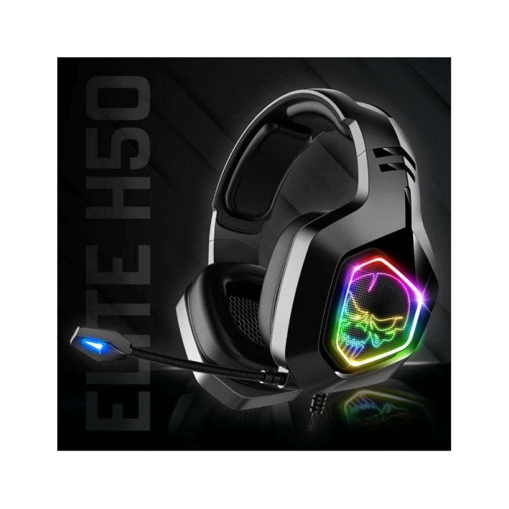 Spirit of Gamer - ELITE-H50 DARK EDITION Auriculares Alámbrico Diadema Juego Negro