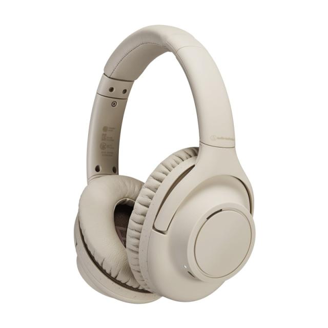 Audio-Technica - ATH-S300BG Auriculares Inalámbrico y alámbrico Diadema Traveling/Gaming/Sports USB Tipo C Bluetooth Beige