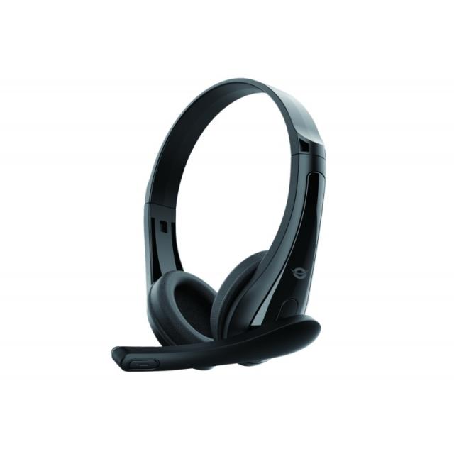 Conceptronic - POLONA06B3T auricular y casco Auriculares Alámbrico Diadema Llamadas/Música Negro