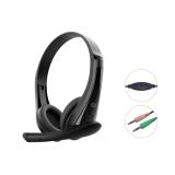 Conceptronic - POLONA06B3T auricular y casco Auriculares Alámbrico Diadema Llamadas/Música Negro