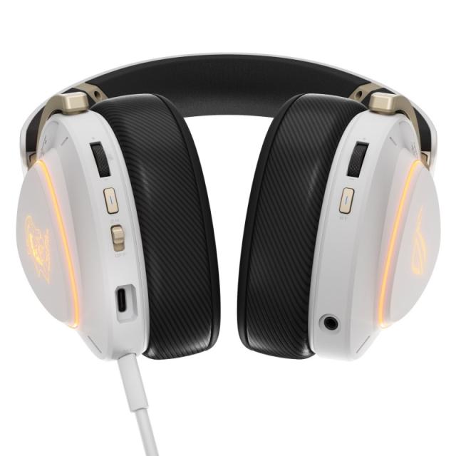ASUS - ROG Delta II-KJP Auriculares Inalámbrico y alámbrico Diadema Juego Bluetooth Negro, Blanco