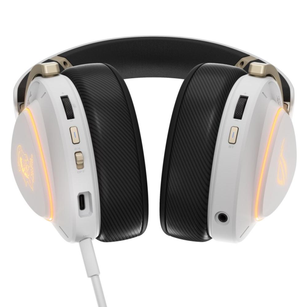 ASUS - ROG Delta II-KJP Auriculares Inalámbrico y alámbrico Diadema Juego Bluetooth Negro, Blanco
