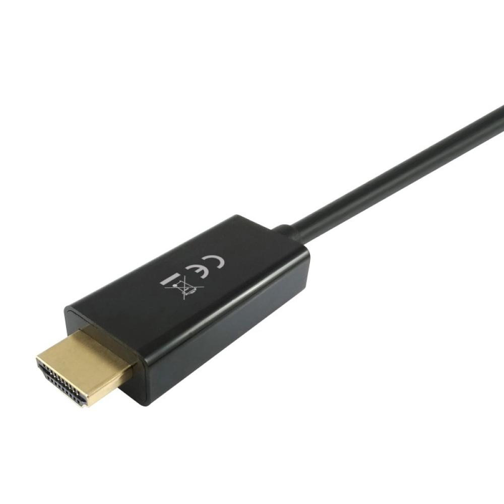 Equip - 119390 Cable adaptador de DisplayPort a HDMI, 2,0 m