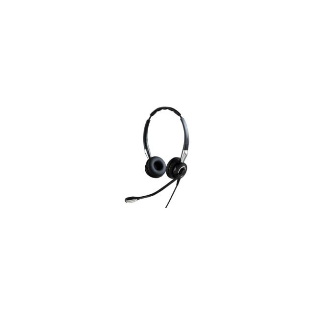 Jabra - BIZ 2400 II Auriculares Alámbrico Diadema Oficina/Centro de llamadas Negro, Plata
