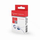 Gembird - GMB Audio MHP-EP-001-B auricular y casco Auriculares Alámbrico Dentro de oído Música Azul, Blanco