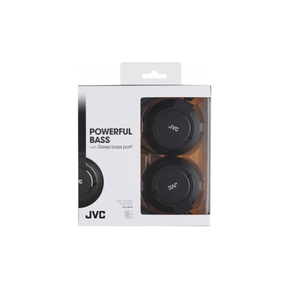 JVC - HA-S180-B-E auricular y casco Auriculares Alámbrico Diadema Música Negro