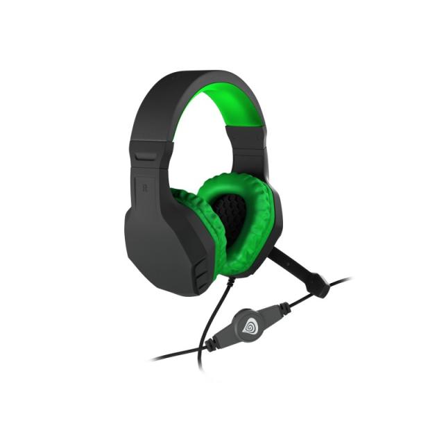 GENESIS - Argon 200 Auriculares Alámbrico Diadema Juego Negro, Verde