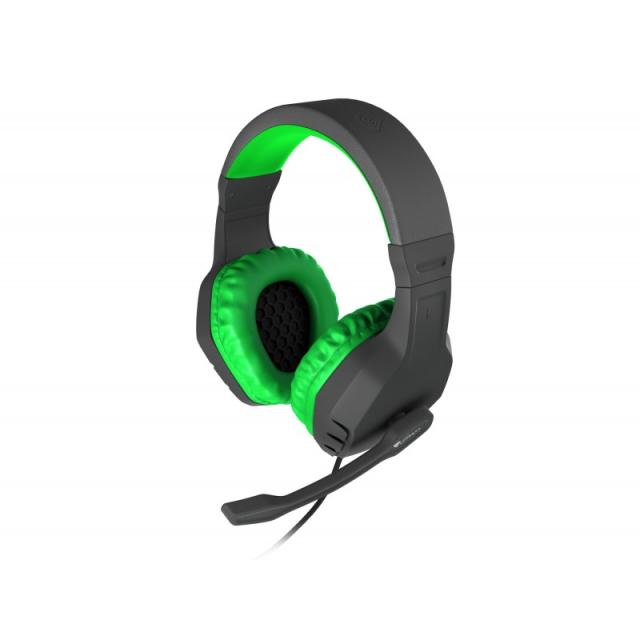 GENESIS - Argon 200 Auriculares Alámbrico Diadema Juego Negro, Verde
