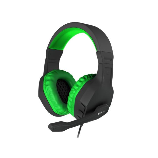 GENESIS - Argon 200 Auriculares Alámbrico Diadema Juego Negro, Verde