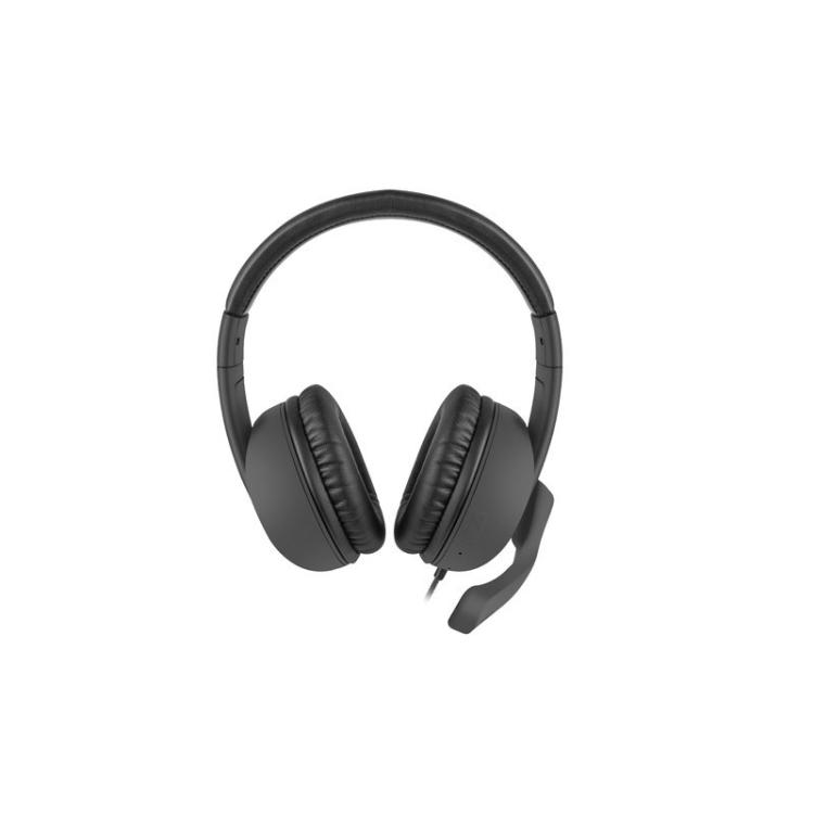 NATEC - Rhea Auriculares Diadema Conector de 3,5 mm Negro