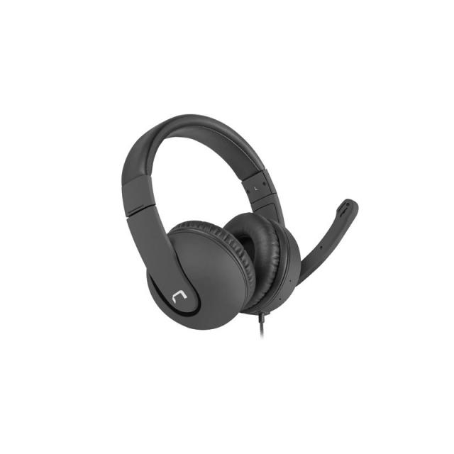 NATEC - Rhea Auriculares Diadema Conector de 3,5 mm Negro