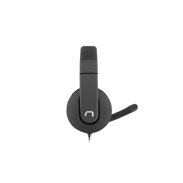 NATEC - Rhea Auriculares Diadema Conector de 3,5 mm Negro
