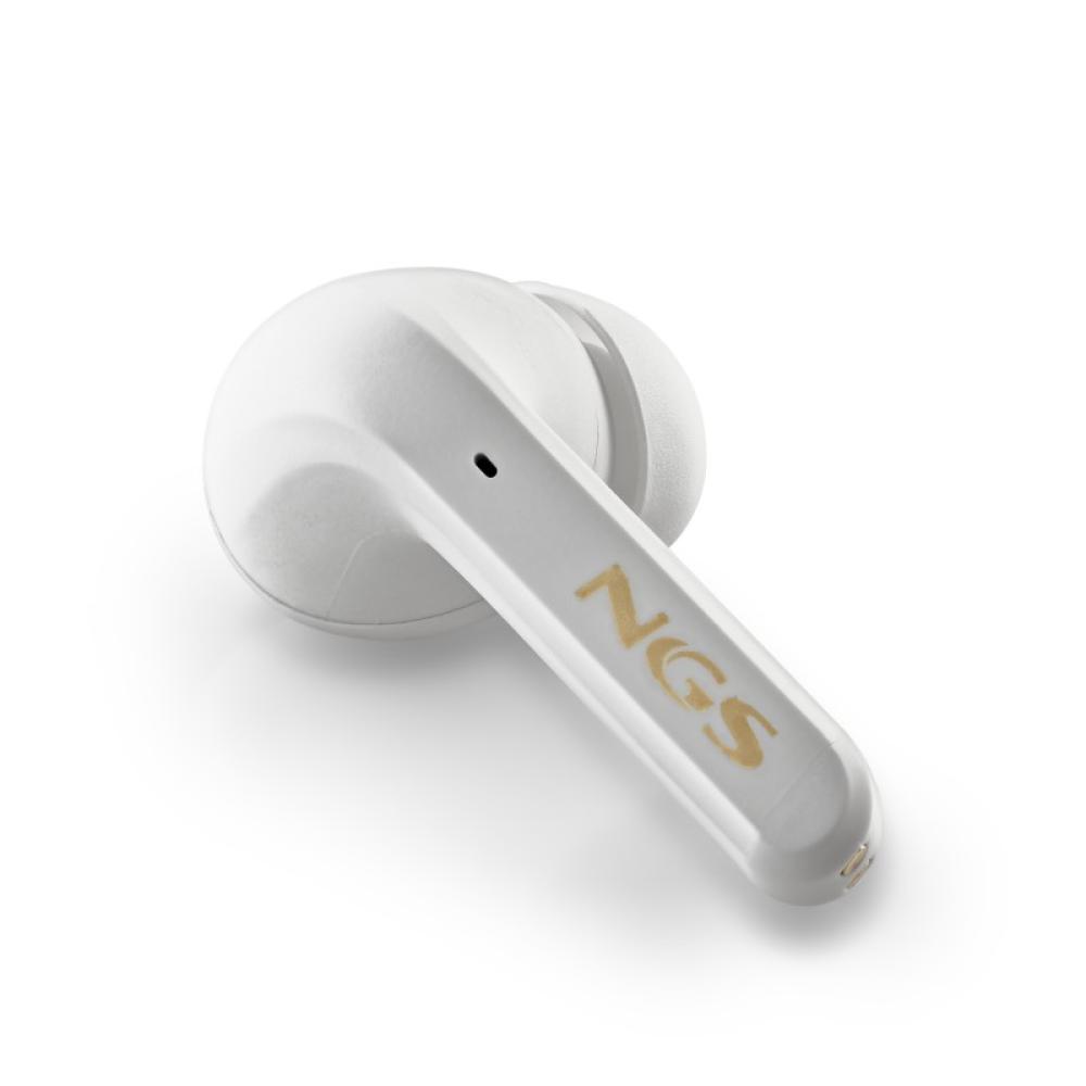 NGS - ARTICA TROPHY Auriculares Inalámbrico Dentro de oído Llamadas/Música USB Tipo C Bluetooth Oro, Blanco