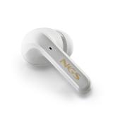 NGS - ARTICA TROPHY Auriculares Inalámbrico Dentro de oído Llamadas/Música USB Tipo C Bluetooth Oro, Blanco