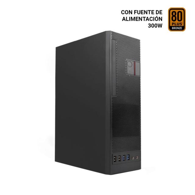 CoolBox - CAJA MATX SLIM T360 USB3.2 GEN1 FTE.300TBZ 300W 80+BRONZE