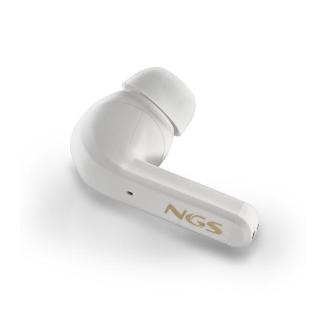 NGS - ARTICA TROPHY Auriculares Inalámbrico Dentro de oído Llamadas/Música USB Tipo C Bluetooth Oro, Blanco