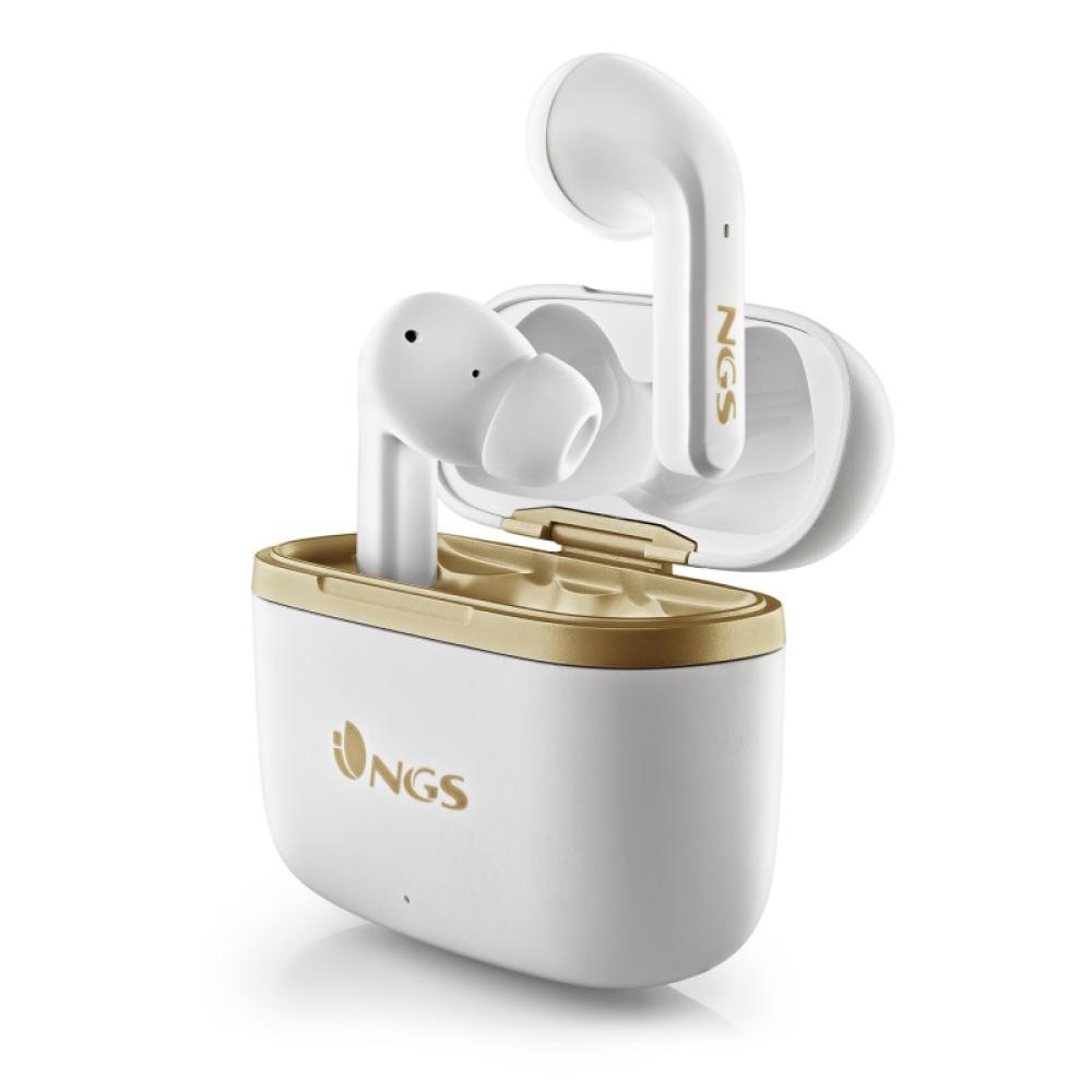 NGS - ARTICA TROPHY Auriculares Inalámbrico Dentro de oído Llamadas/Música USB Tipo C Bluetooth Oro, Blanco