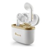 NGS - ARTICA TROPHY Auriculares Inalámbrico Dentro de oído Llamadas/Música USB Tipo C Bluetooth Oro, Blanco