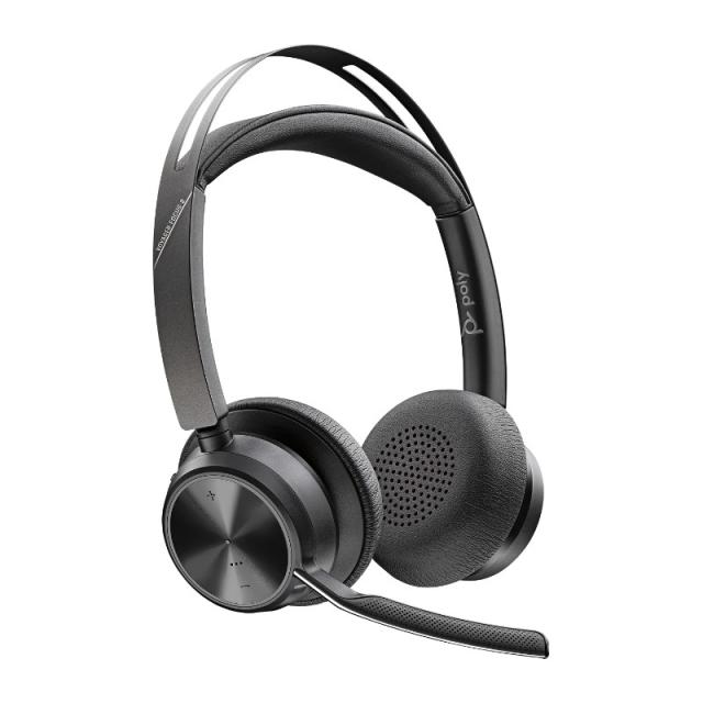 HP Poly - Voyager Focus 2 UC Auriculares Inalámbrico y alámbrico Diadema Oficina/Centro de llamadas USB tipo A Bluetooth Negro