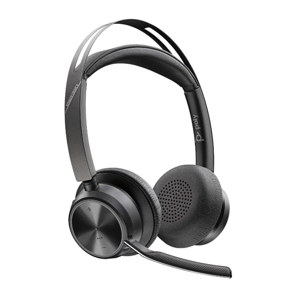 HP Poly - Voyager Focus 2 UC Auriculares Inalámbrico y alámbrico Diadema Oficina/Centro de llamadas USB tipo A Bluetooth Negro