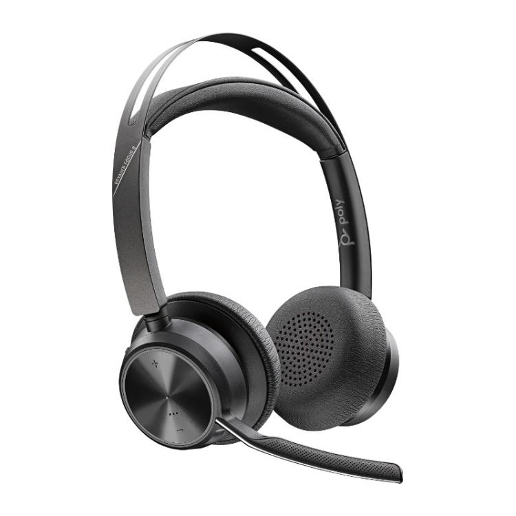 HP Poly - Voyager Focus 2 UC Auriculares Inalámbrico y alámbrico Diadema Oficina/Centro de llamadas USB tipo A Bluetooth Negro