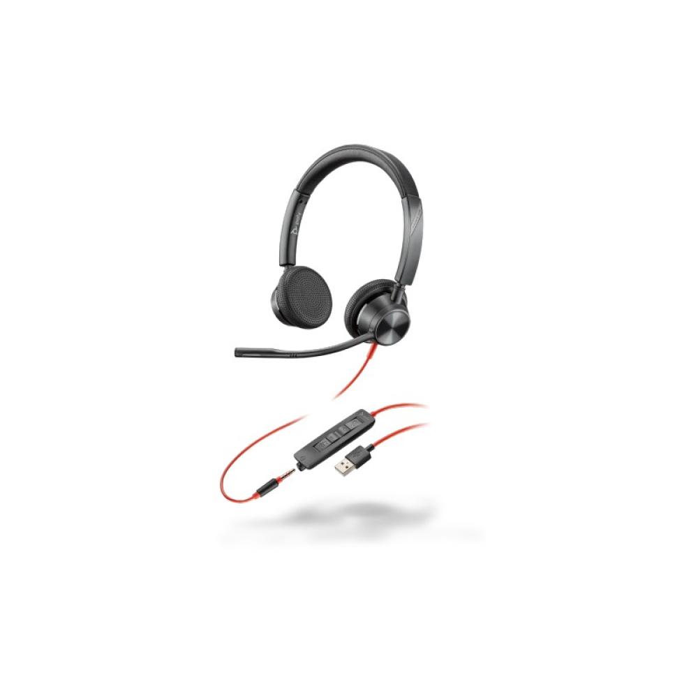HP Poly - 3325 Auriculares Alámbrico Diadema Llamadas/Música USB tipo A Negro