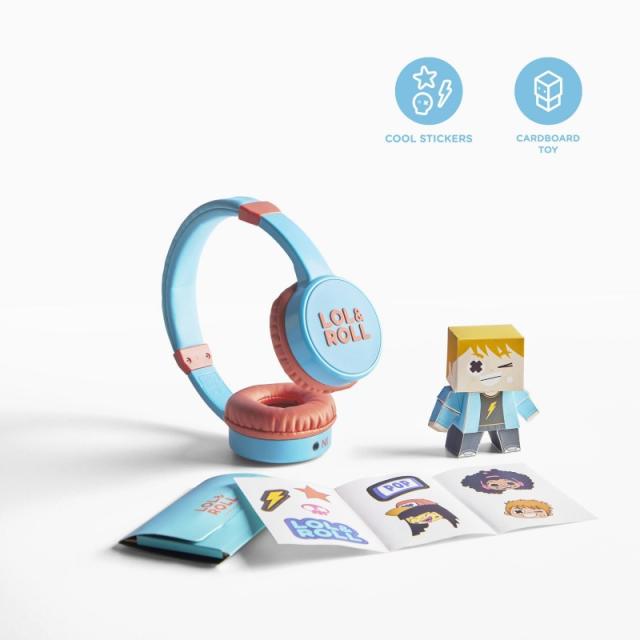 Energy Sistem - Lol&Roll Pop Auriculares Alámbrico De mano Música Azul, Naranja