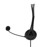 Lindy - 20432 auricular y casco Auriculares Alámbrico Oficina/Centro de llamadas Negro