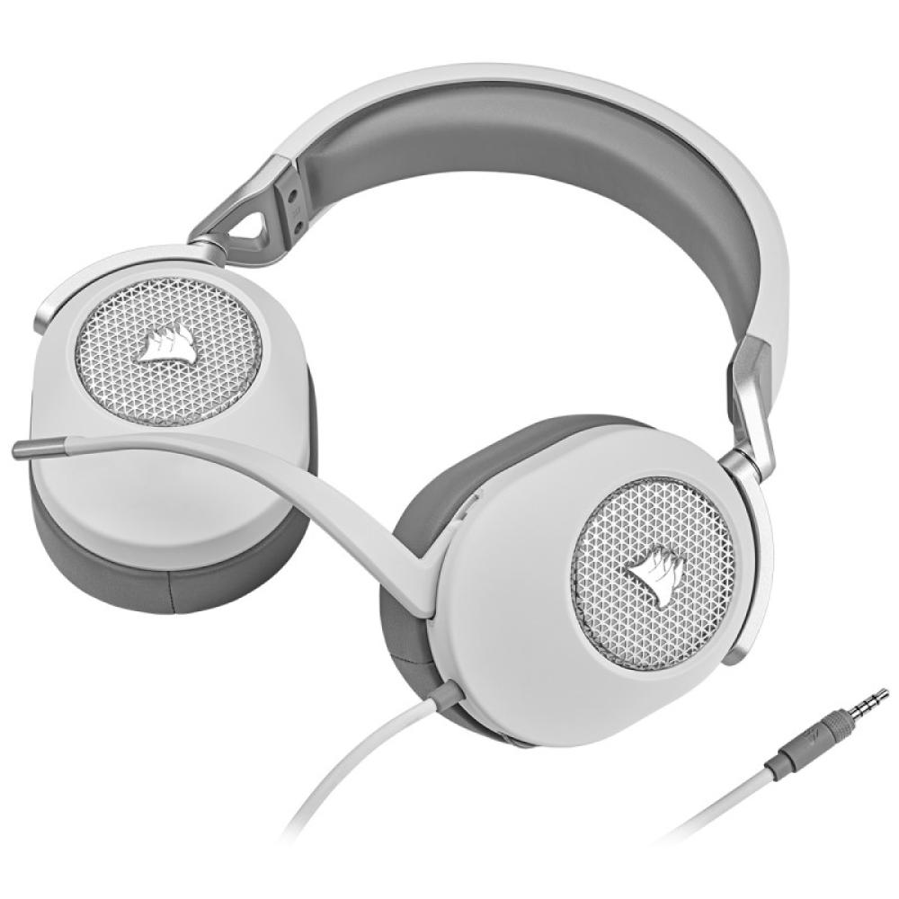 Corsair - HS65 SURROUND Auriculares Alámbrico De mano Juego Blanco