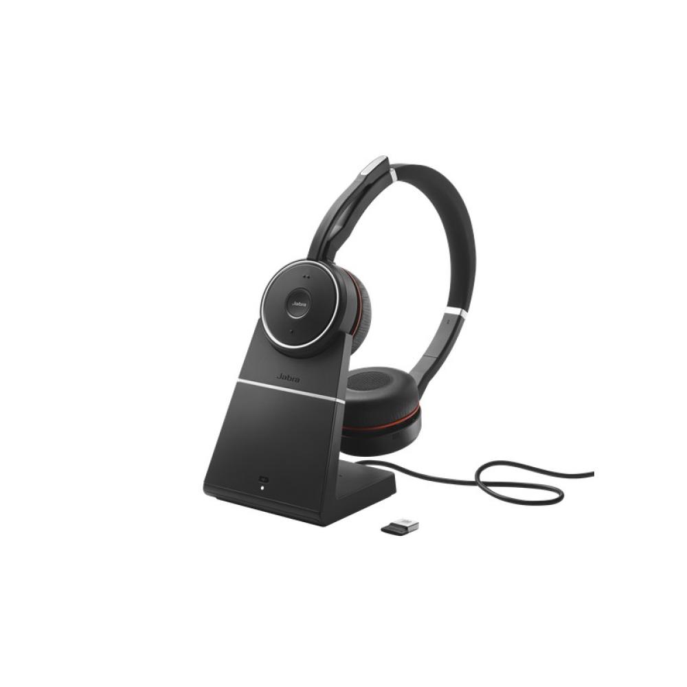 Jabra - Evolve 75 SE Auriculares Inalámbrico y alámbrico Diadema Llamadas/Música Bluetooth Base de carga Negro