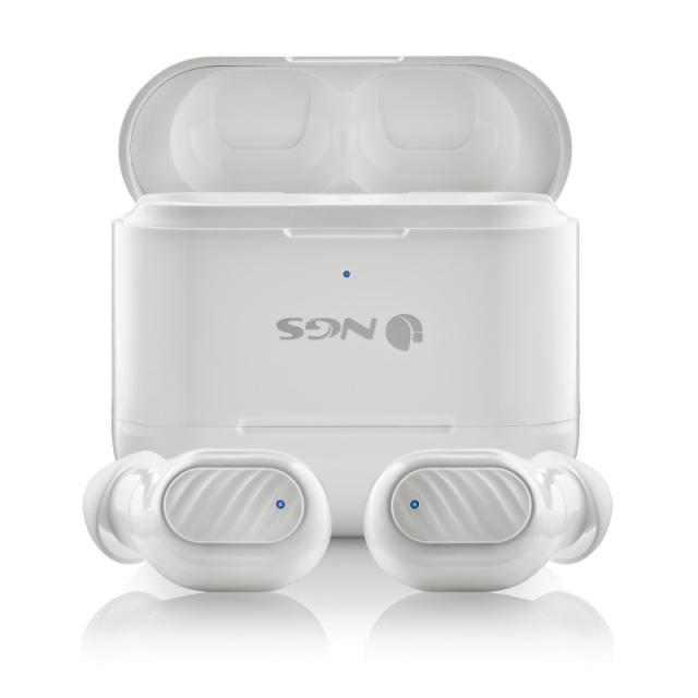 NGS - ARTICA DUO Auriculares Inalámbrico Dentro de oído Llamadas/Música Bluetooth Blanco