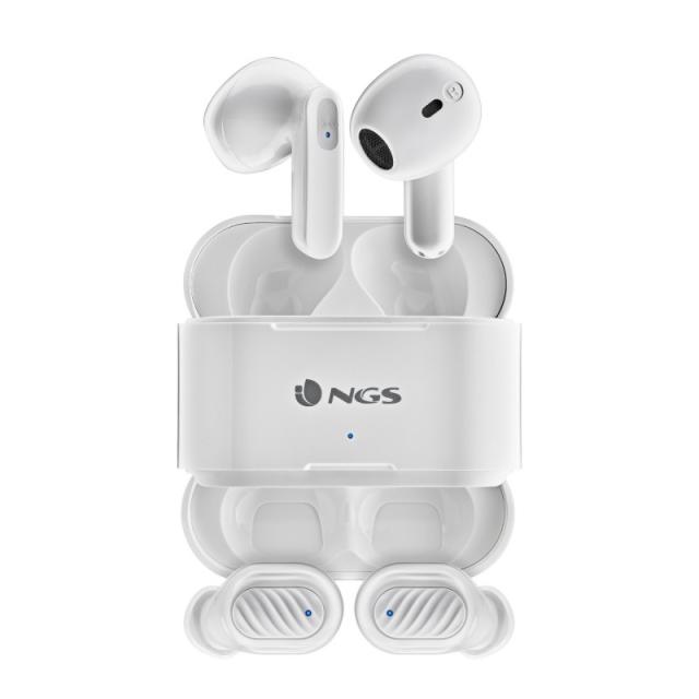 NGS - ARTICA DUO Auriculares Inalámbrico Dentro de oído Llamadas/Música Bluetooth Blanco