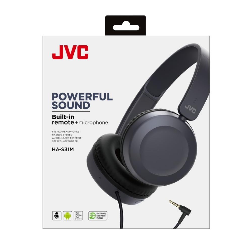 JVC - HA-S31M-A Auriculares Alámbrico Diadema Llamadas/Música Azul