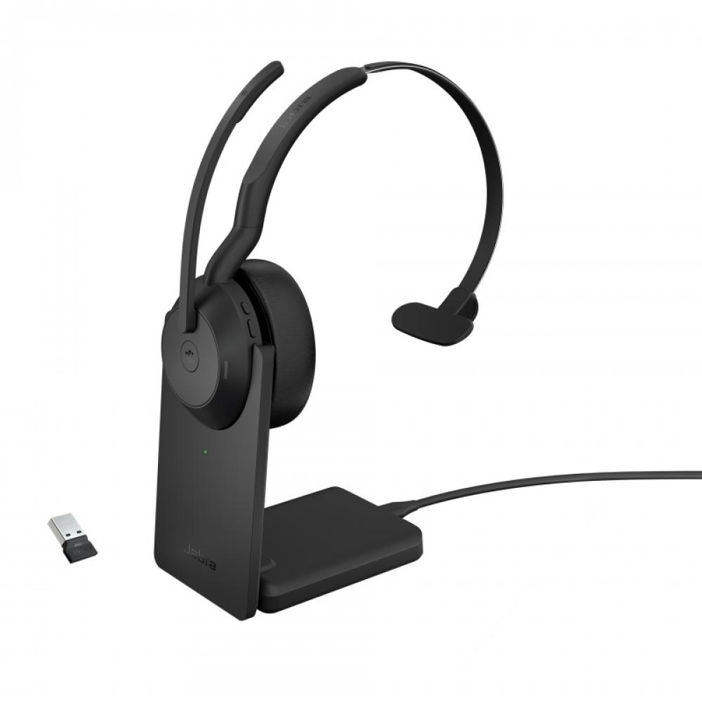 Jabra - Evolve2 55 Auriculares Inalámbrico Diadema Oficina/Centro de llamadas USB Tipo C Bluetooth Negro - 25599-899-989