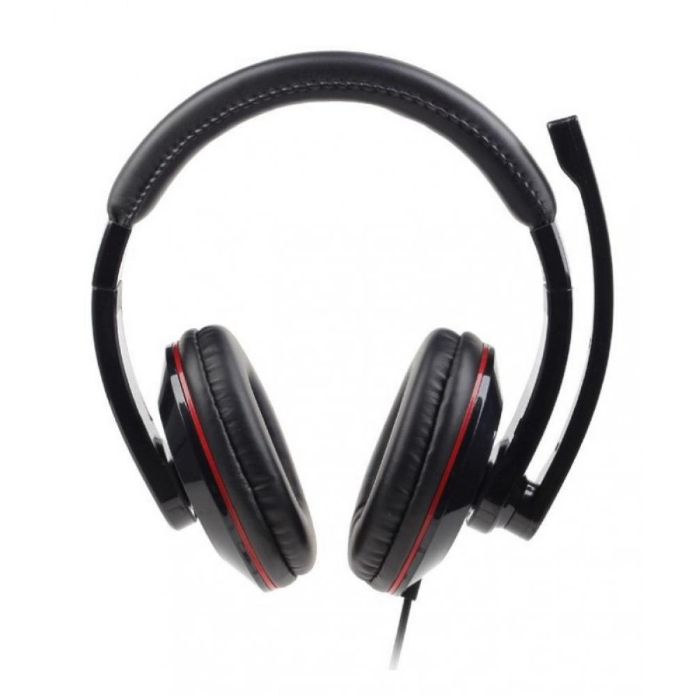 Gembird - MHS-U-001 auricular y casco Auriculares Alámbrico Diadema Llamadas/Música Negro