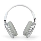 Gembird - BHP-LED-02-W auricular y casco Auriculares Inalámbrico Diadema Llamadas/Música Bluetooth Blanco