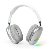 Gembird - BHP-LED-02-W auricular y casco Auriculares Inalámbrico Diadema Llamadas/Música Bluetooth Blanco
