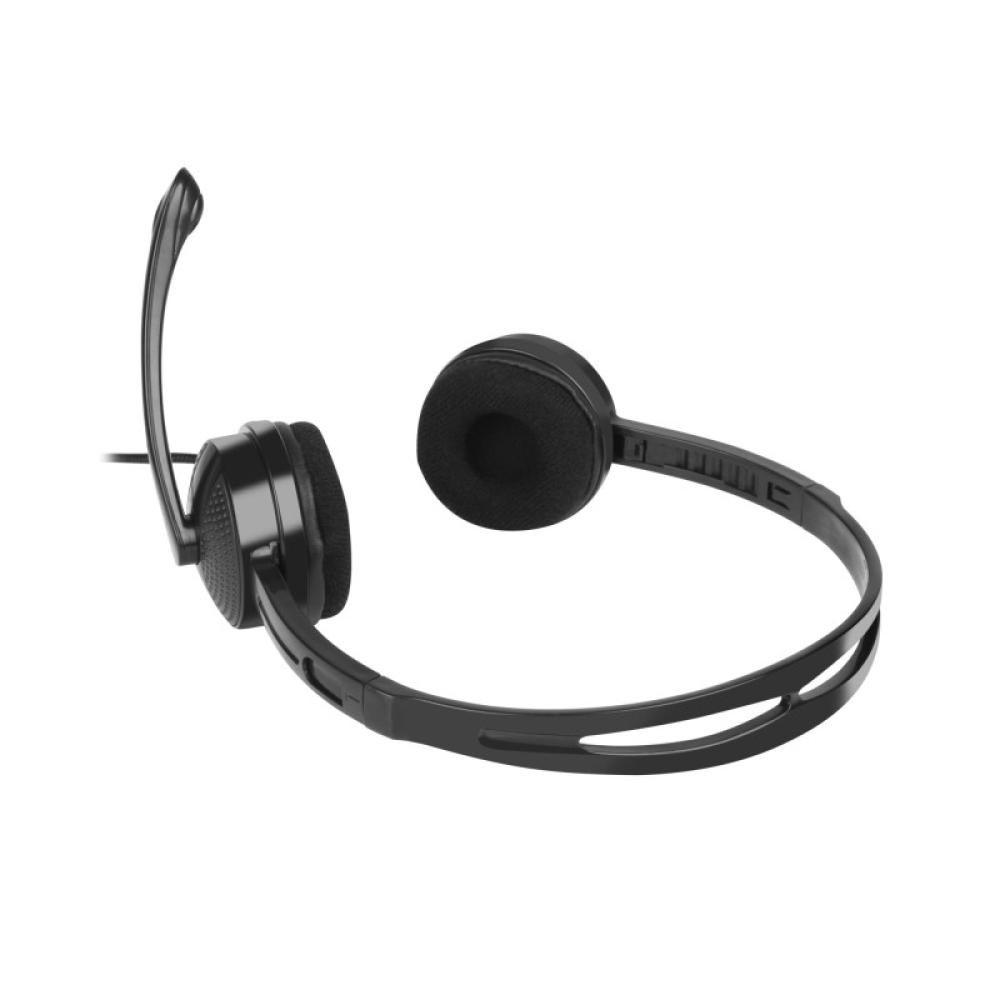 NATEC - Canary Go Auriculares Alámbrico Diadema Oficina/Centro de llamadas Negro