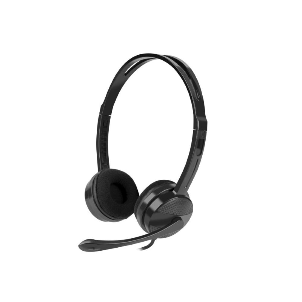 NATEC - Canary Go Auriculares Alámbrico Diadema Oficina/Centro de llamadas Negro