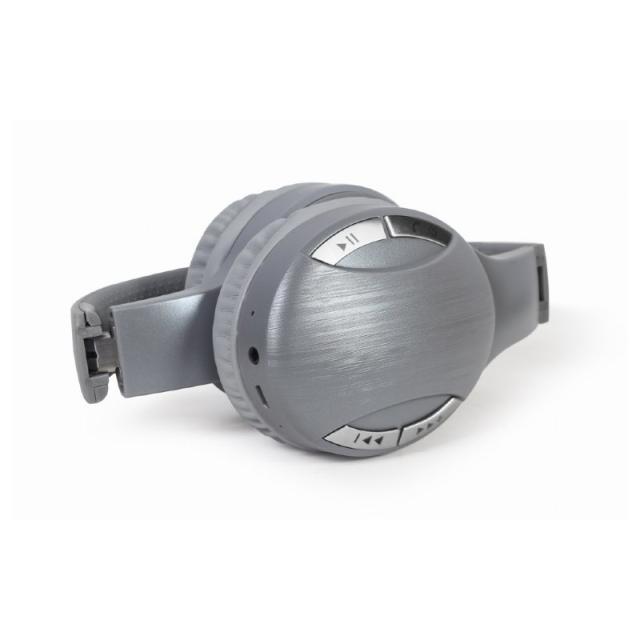 Gembird - BTHS-01-SV auricular y casco Auriculares Inalámbrico y alámbrico Diadema Llamadas/Música MicroUSB Bluetooth Plata