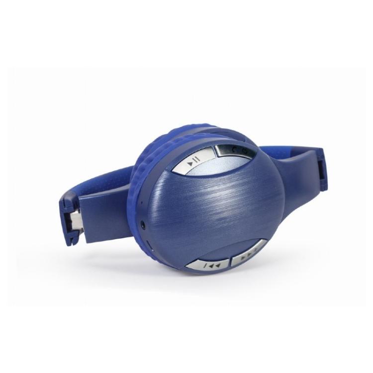 Gembird - BTHS-01-B auricular y casco Auriculares Inalámbrico y alámbrico Diadema Llamadas/Música MicroUSB Bluetooth Azul