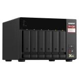 QNAP - TS-673A NAS Torre Ryzen Embedded V1500B 8 GB DDR4 0 TB QNAP Turbo System Negro
