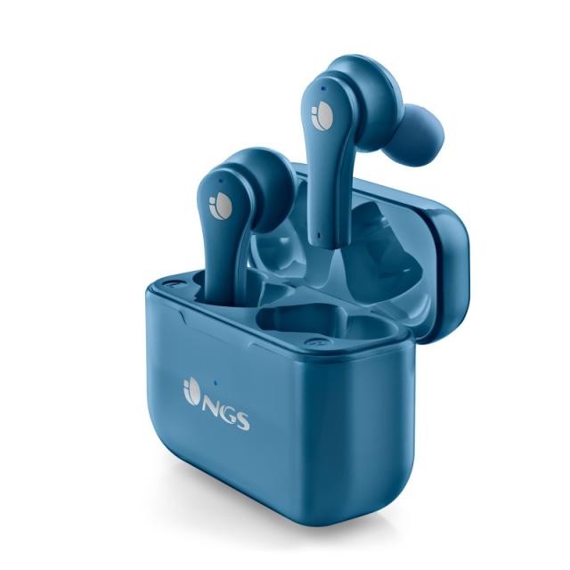 NGS - ARTICA BLOOM Auriculares Inalámbrico Dentro de oído Llamadas/Música USB Tipo C Bluetooth Azul