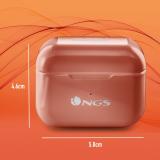 NGS - ARTICA BLOOM Auriculares Inalámbrico Dentro de oído Llamadas/Música USB Tipo C Bluetooth Coral