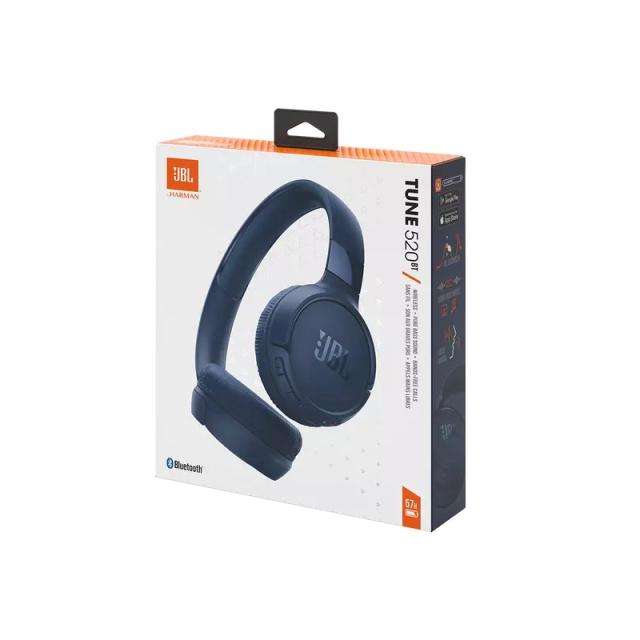 JBL - Tune 520BT Auriculares Inalámbrico Diadema Llamadas/Música USB Tipo C Bluetooth Azul