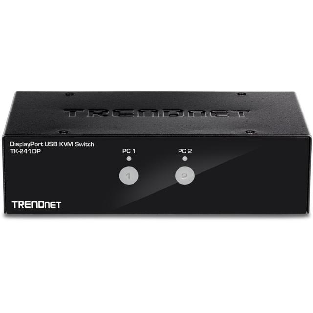 Trendnet - TK-241DP interruptor KVM Negro
