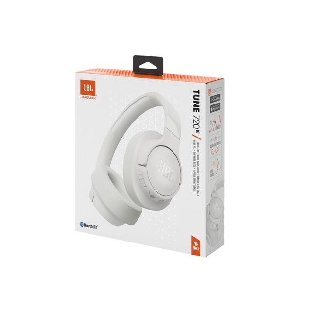 JBL - Tune 720BT Auriculares Inalámbrico Diadema Llamadas/Música Bluetooth Blanco